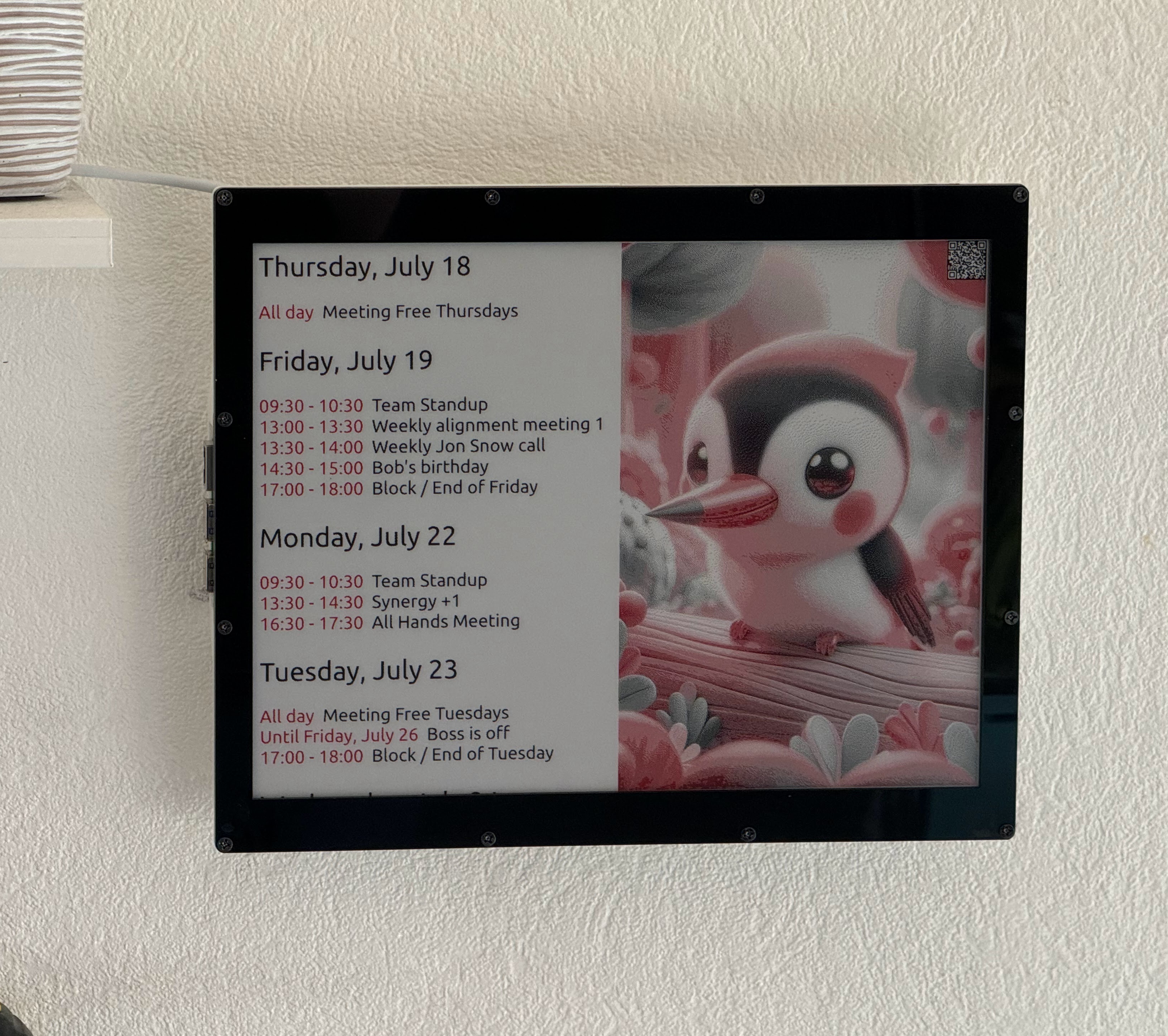Kitchen Calendar